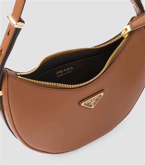 brown prada over the shoulder|prada shoulder bag resale.